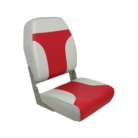 Seat-Hi Back Gray/Red, #1040665